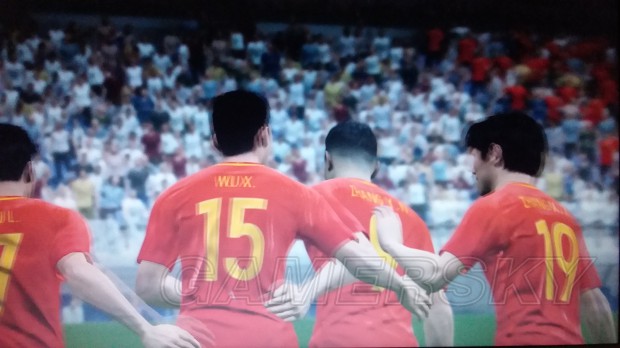 《实况足球2017(PES2017)》中国队亚洲杯图