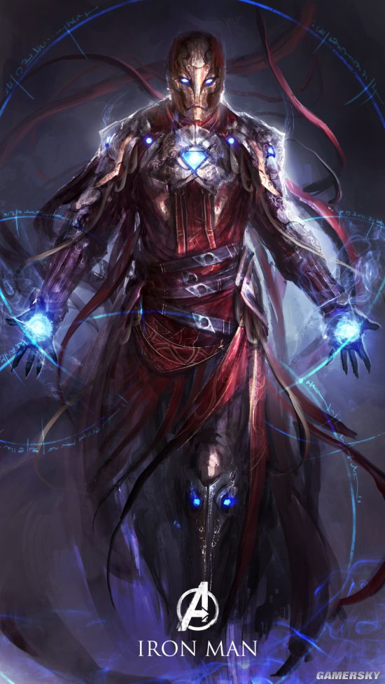 大神打造魔幻版《复仇者联盟》 钢铁侠变身至尊法师,黑寡妇撞脸《英雄