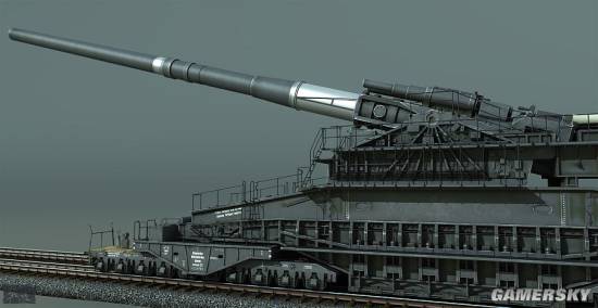 古斯塔夫列车炮是二战中德国制造的超级大炮.