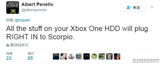 微软:天蝎座能直接用Xbox One硬盘 主机自带增