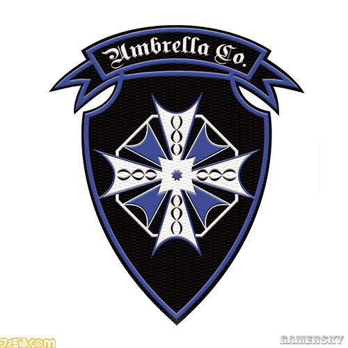 发行的纹章有两种,一个是安布雷拉保护伞的logo,一个是安布雷拉的文字
