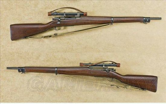 m1903a4狙击步枪的性能与原型枪m1903a3步枪几乎相同.