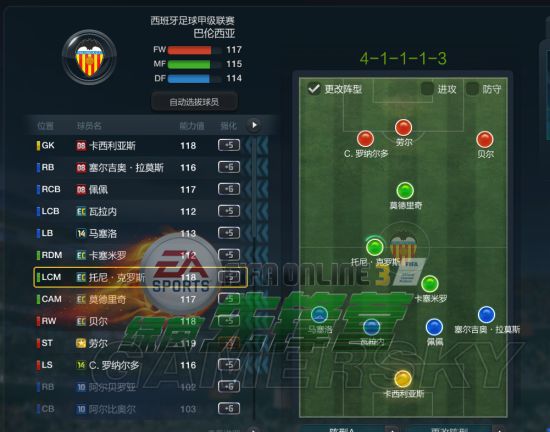 FIFA Online3皇马套左边后卫球员推荐 皇马套什