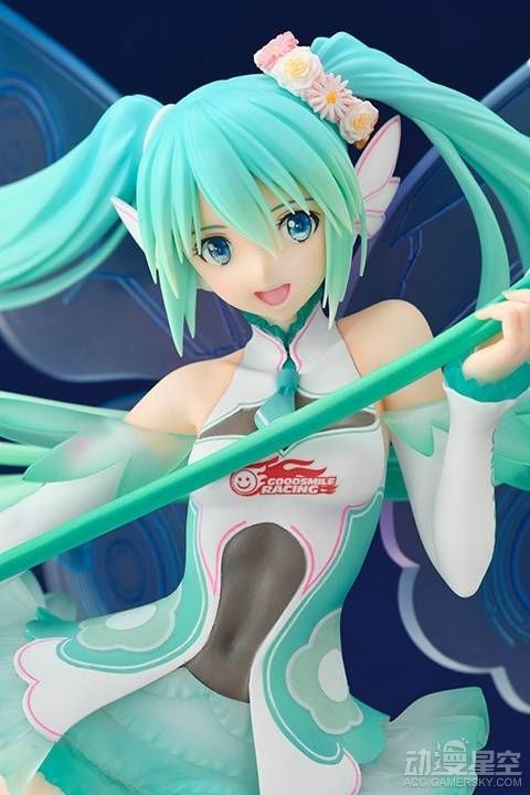 初音未来2017赛车女郎11手办娇俏可人的花妖精