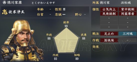 《信长之野望大志》武将总数值排名Top50 哪个武将总评高