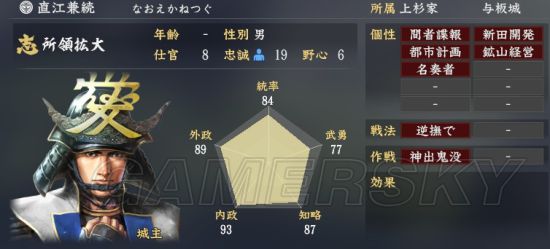 《信长之野望大志》武将总数值排名Top50 哪个武将总评高