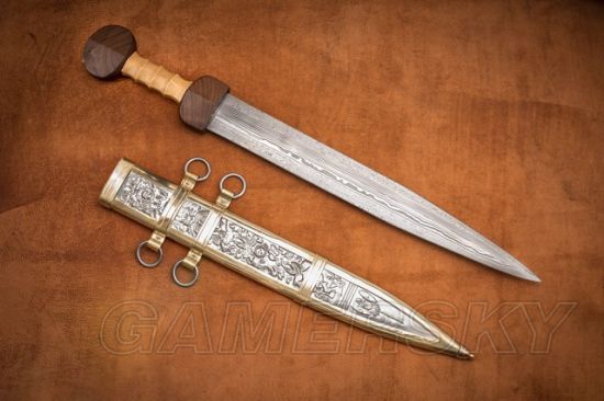 《刺客信条起源》镰状剑及长矛等武器原型考据_罗马短剑 :: 游民星空