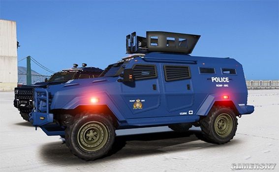 Gta5 Rcmp警用轻型装甲车mod 亮皮屋游戏攻略网