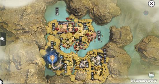 一梦江湖游戏内各场景地图展示图片