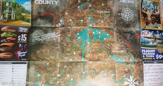 《孤岛惊魂5》各资源据点位置地图图片