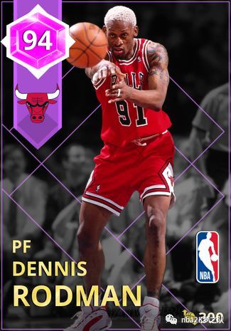 nba2k18紫宝石大虫罗德曼数据及徽章解析