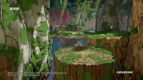 游戏内的基础地图,木叶忍者村森林图片