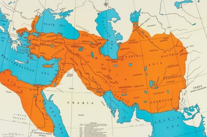 波斯帝国全盛时期的疆域