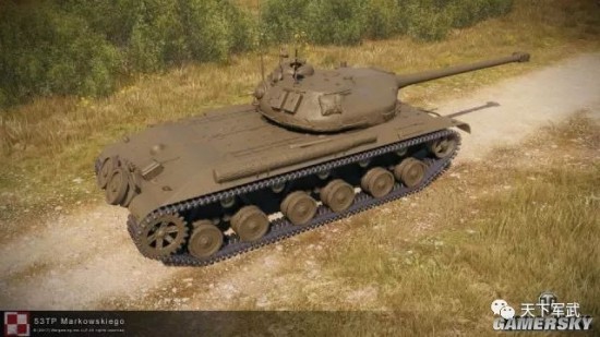 坦克世界波兰8级重坦53tp属性数据曝光