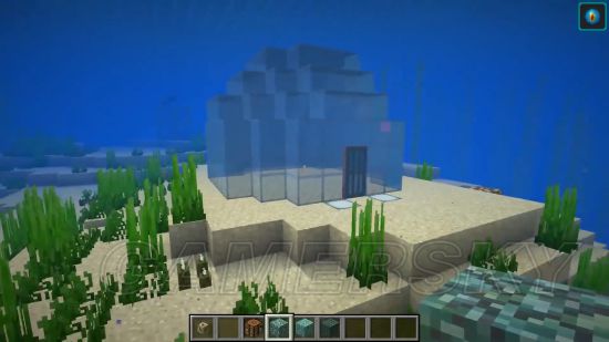 我的世界水下别墅建造教学水下别墅怎么造