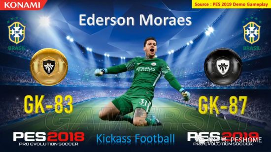 《实况足球2019(PES2019)》金球升黑球球员