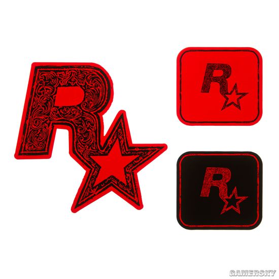 rockstar贴纸logo标志