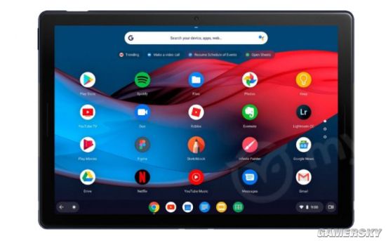 谷歌pixel slate平板渲染图曝光:搭载chrome os _ 游民星空 gamersky.