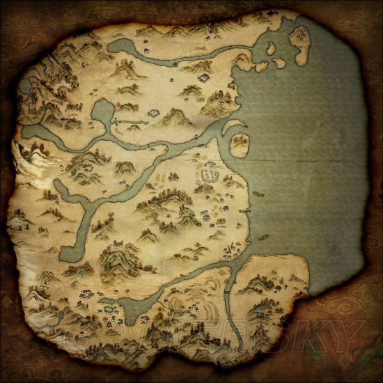 《河洛群侠传》拼图版完整高清大地图一览