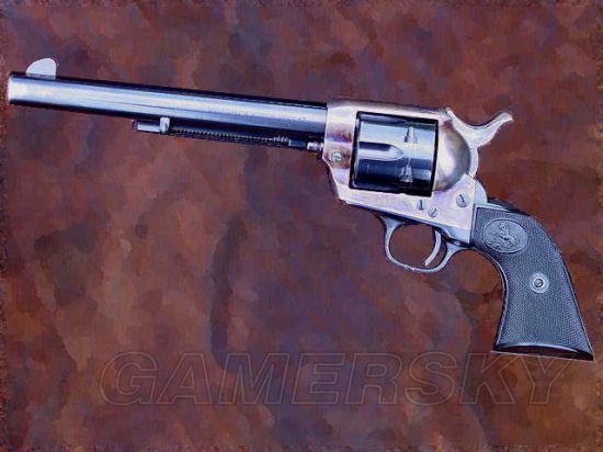 cattleman左轮,原型柯尔特m1873"和平缔造者 单动左轮手枪,当年美国