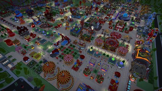 过山车大亨手游布局图一览 布局欣赏