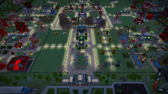 过山车大亨手游布局图一览 布局欣赏