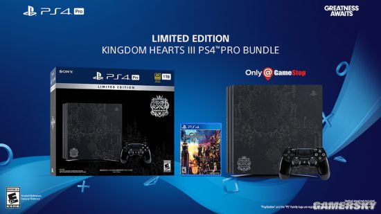 索尼推《王国之心3》限量版PS4 Pro套装真皮质感表面花纹|游民星空