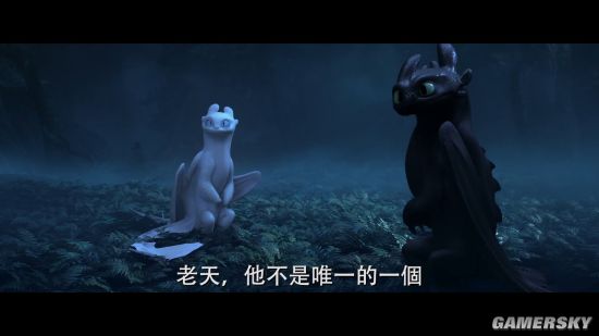《驯龙高手3》最新中文预告 无牙仔携女友秀恩