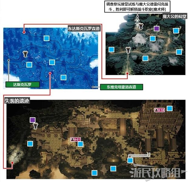 八方旅人中文版全收集地图攻略宝箱及隐藏道具位置介绍