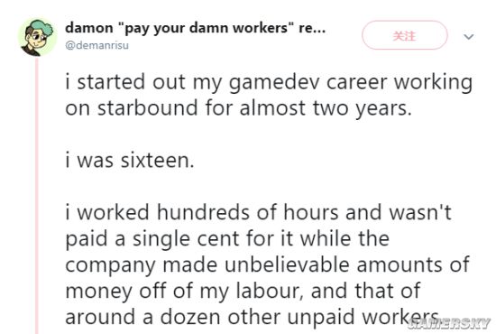 开发者为《星界边境》工作两年却没获得一分钱报酬