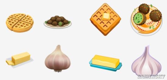 盘子里有emoji食物图片图片