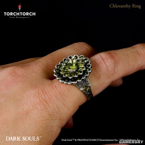 《黑暗之魂》推出绿花戒指周边:美丽不失厚重 约1939元