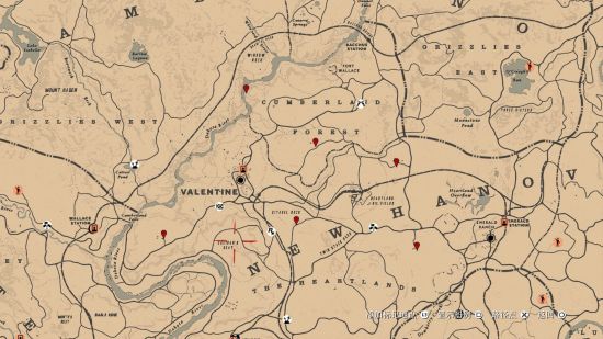 荒野大镖客收藏家地图图片