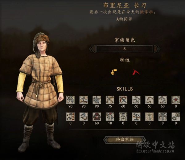 骑马与砍杀2全npc种类与属性面板一览