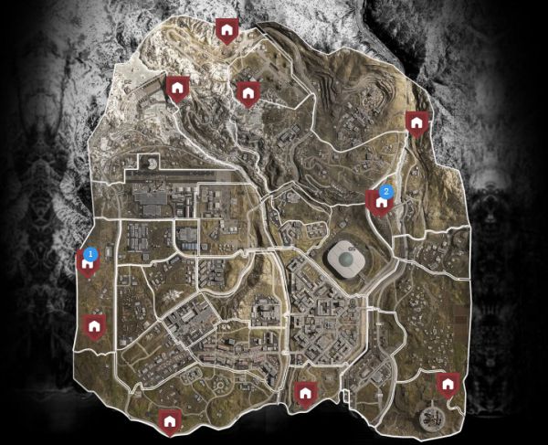 《使命召唤战区》全12个地堡入口位置一览