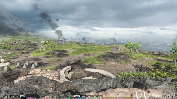 战地5硫磺岛地图全景图片
