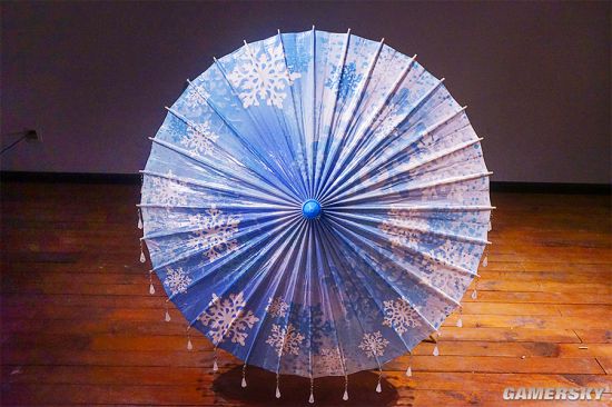纸伞星空绘画中国风图片
