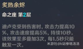 《原神》1.1版本迪卢克全方位攻略