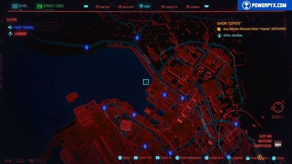 《赛博朋克2077》全快速移动数据终端地图位置 传送点一览