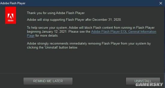 基于安全考虑 Windows10将强制删除Flash Player