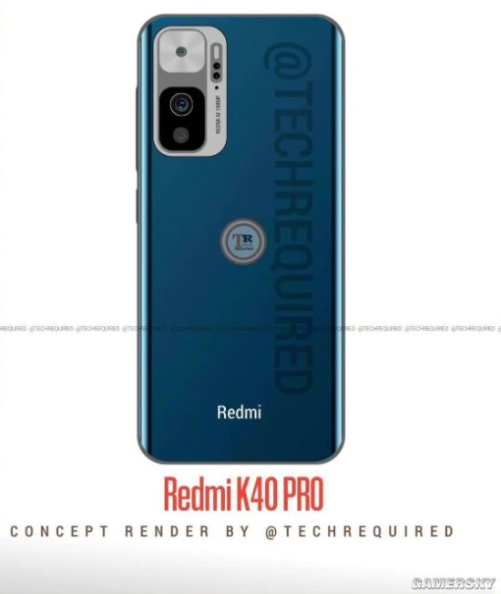 Redmi K40 Pro渲染图曝光 背部设计神似小米