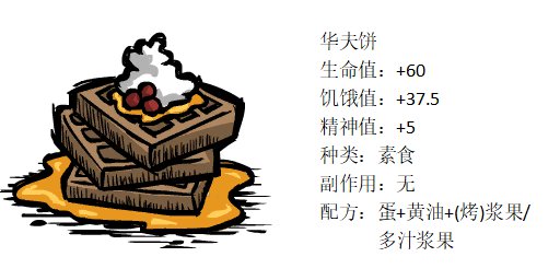 饥荒联机版57种食谱