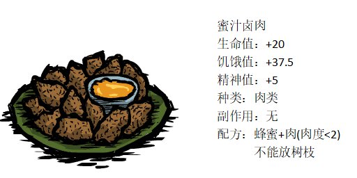 饥荒联机版57种食谱