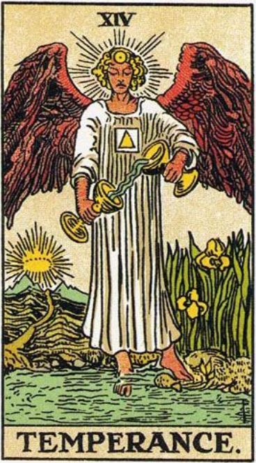 《赛博朋克2077》塔罗牌艺术构图与剧情关系_节制 :: 游民星空 gamer