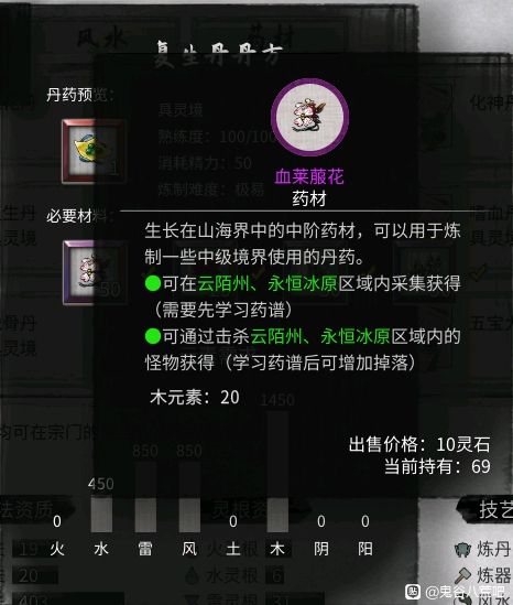 鬼谷八荒炼丹详细攻略各丹药炼制材料整理