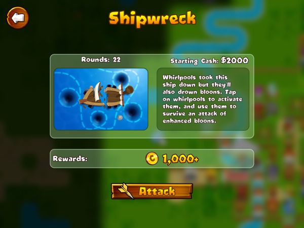 《气球塔防6》shipwreck沉船特任攻略