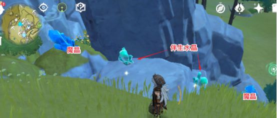 原神璃月地区水晶与魔晶矿分布图示