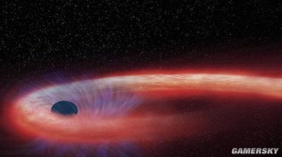 蓝超巨星吞噬黑洞图片