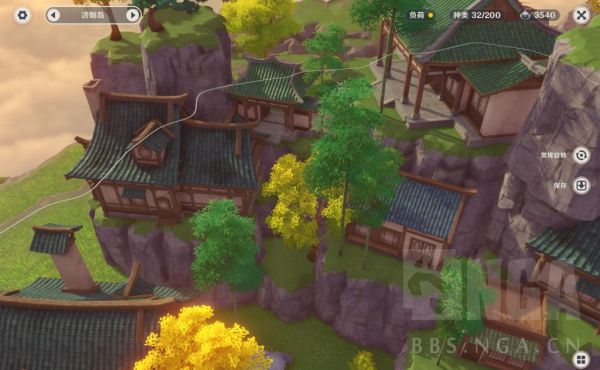 原神罗浮洞三岛无住宅山城仙府设计展示