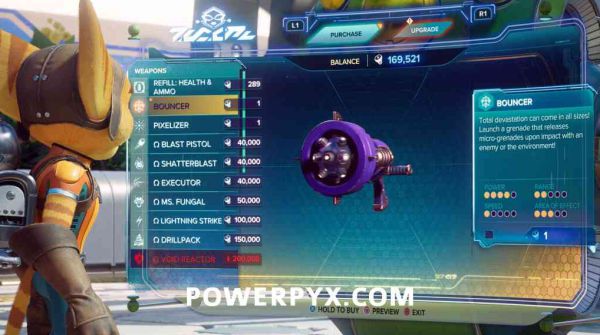 《瑞奇与叮当时空跳转》全武器列表 枪架全满奖杯怎么获得